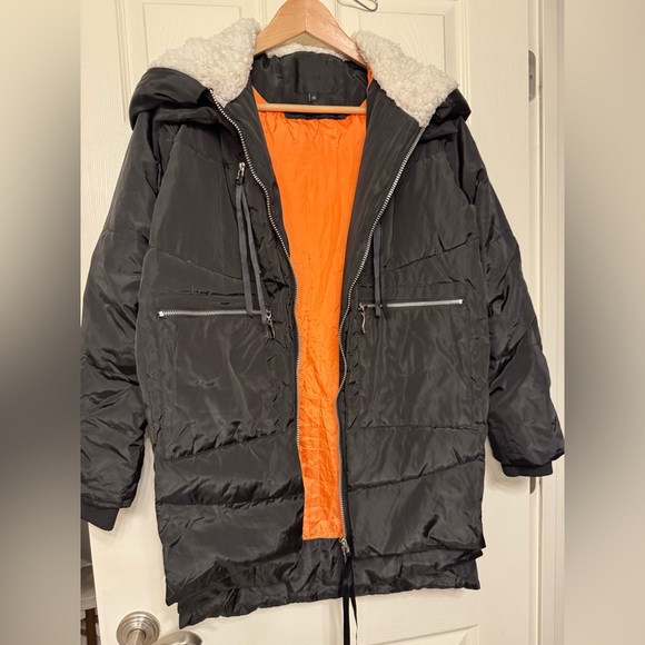 Women's Black 092 Universe® Women's Thickened Down Jacket - Picture 8 of 9